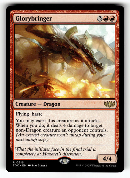 Glorybringer – 215 TDC: Commander: Tarkir: Dragonstorm R LP