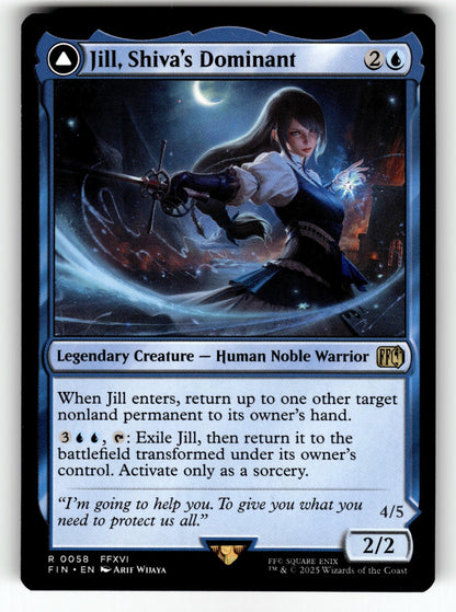 Jill, Shiva's Dominant – 58 FIN: FINAL FANTASY R NM