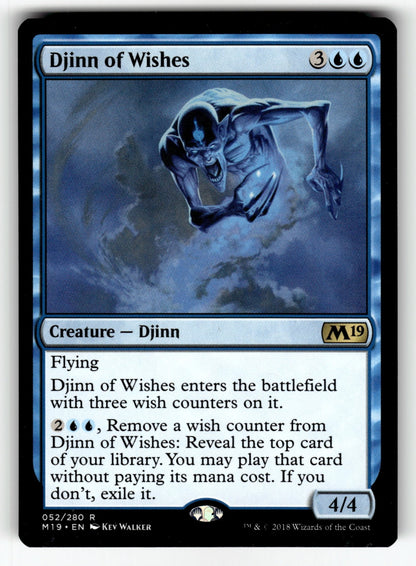 Djinn of Wishes – 52 M19: Core Set 2019 R NM