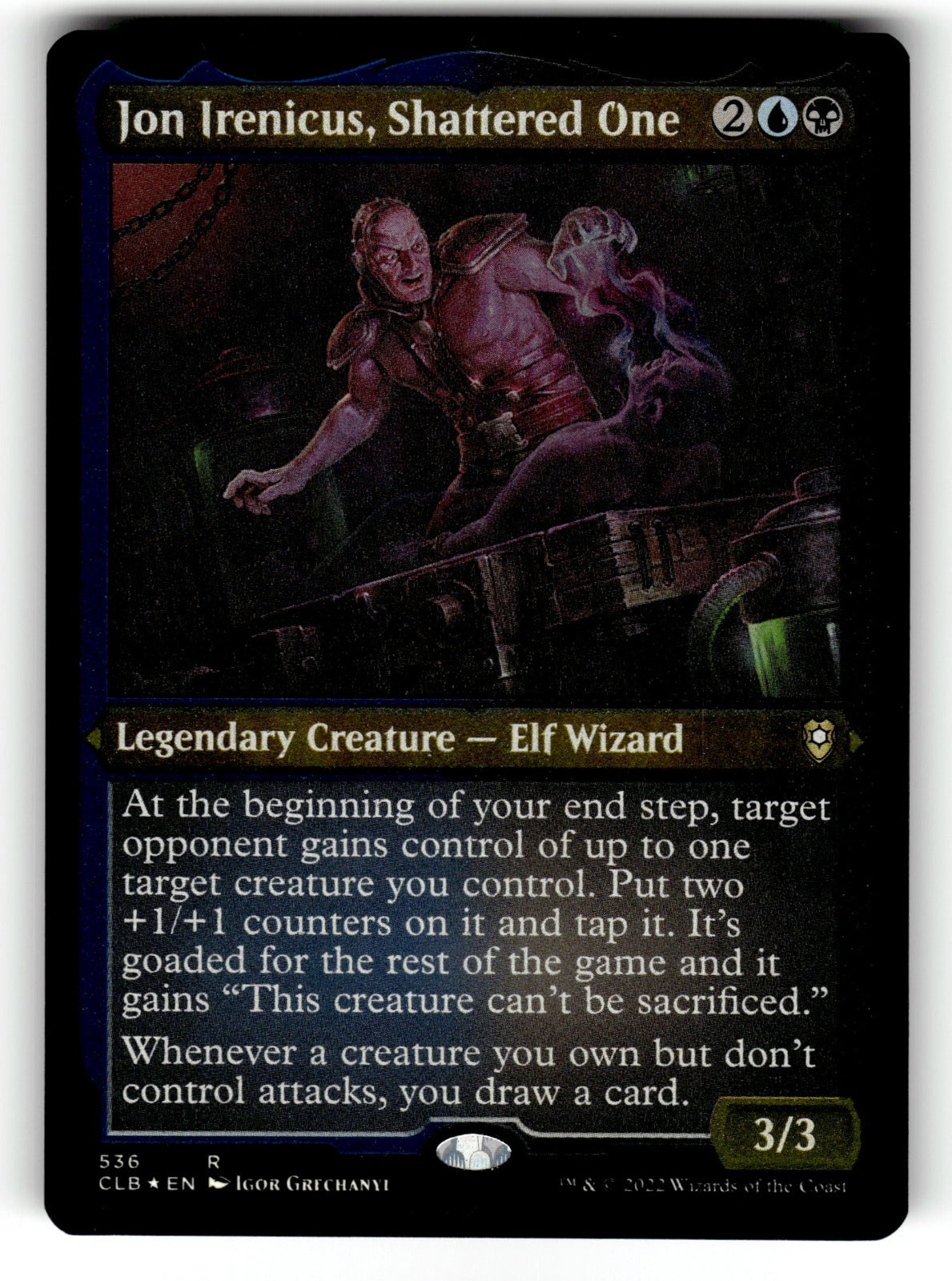 Jon Irenicus, Shattered One (Foil Etched) – 536 CLB: Commander Legends: Battle for Baldur's Gate R Foil NM