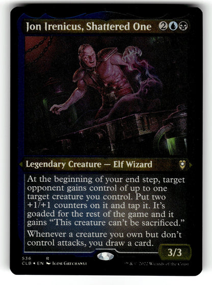 Jon Irenicus, Shattered One (Foil Etched) – 536 CLB: Commander Legends: Battle for Baldur's Gate R Foil NM