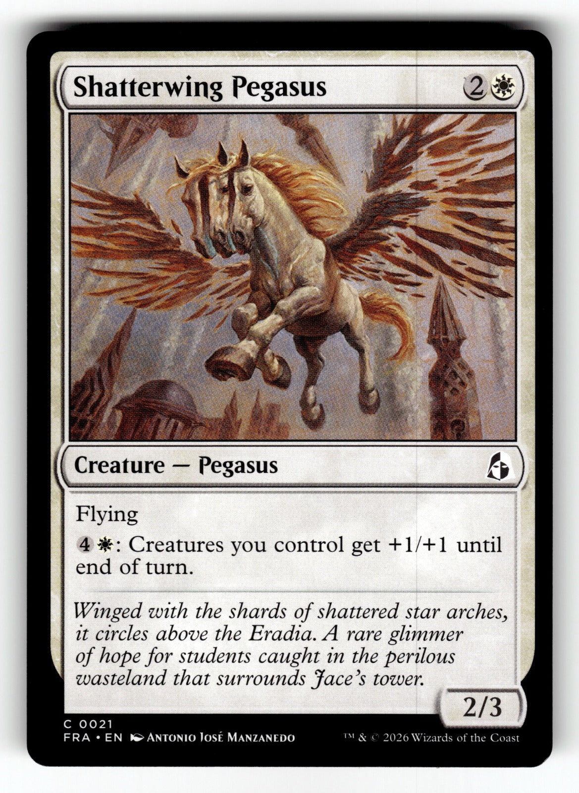 Shatterwing Pegasus – 21 FRA: Reality Fracture C NM