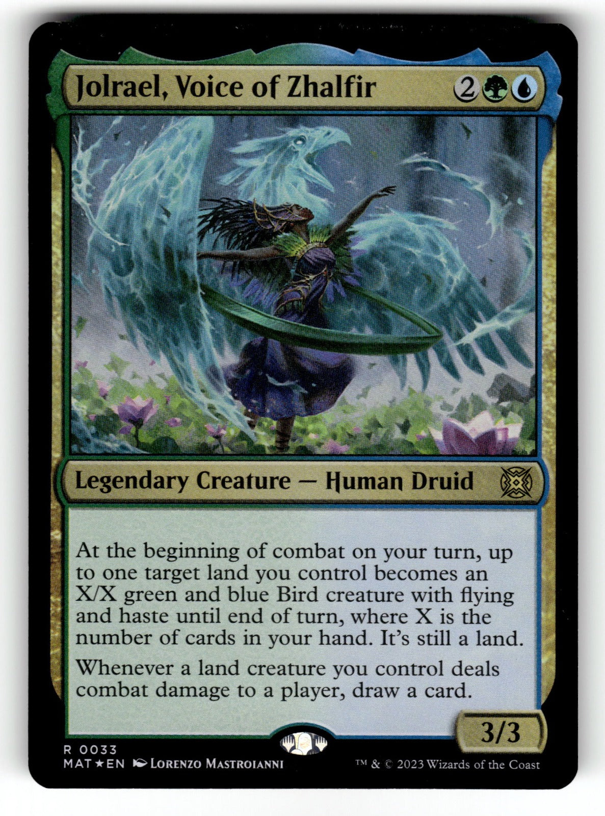 Jolrael, Voice of Zhalfir – 33 MAT: March of the Machine: The Aftermath R Foil NM