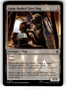 Long-Bodied Grey Dog – 1 HOB: The Hobbit C NM