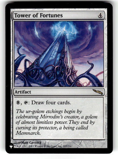Tower of Fortunes – 267/306 LIST: The List Reprints R NM