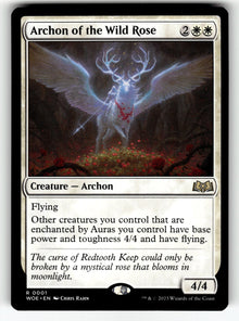 Archon of the Wild Rose – 1 WOE: Wilds of Eldraine R NM