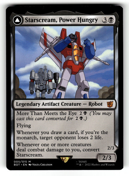 Starscream, Power Hungry – 5 BOT: Universes Beyond: Transformers M LP
