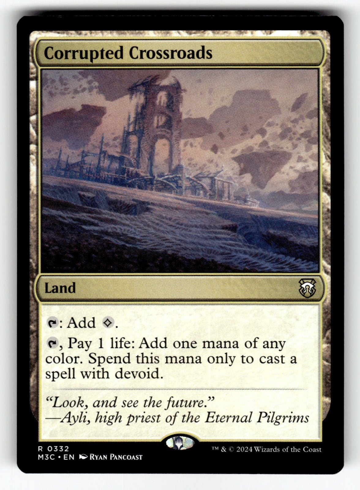 Corrupted Crossroads – 332 M3C: Commander: Modern Horizons 3 R NM