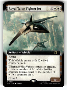 Royal Talon Fighter Jet (Extended Art) – 321 MSC: Commander: Marvel Super Heroes R NM