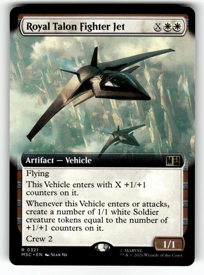 Royal Talon Fighter Jet (Extended Art) – 321 MSC: Commander: Marvel Super Heroes R NM