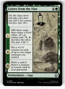 Leaves from the Vine – 185 TLA: Avatar: The Last Airbender U Foil NM