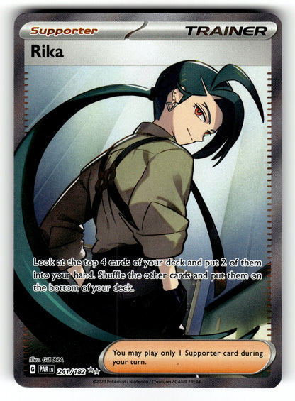 Rika – 241/182 PAR: SV04: Paradox Rift Ultra Rare HoloNM