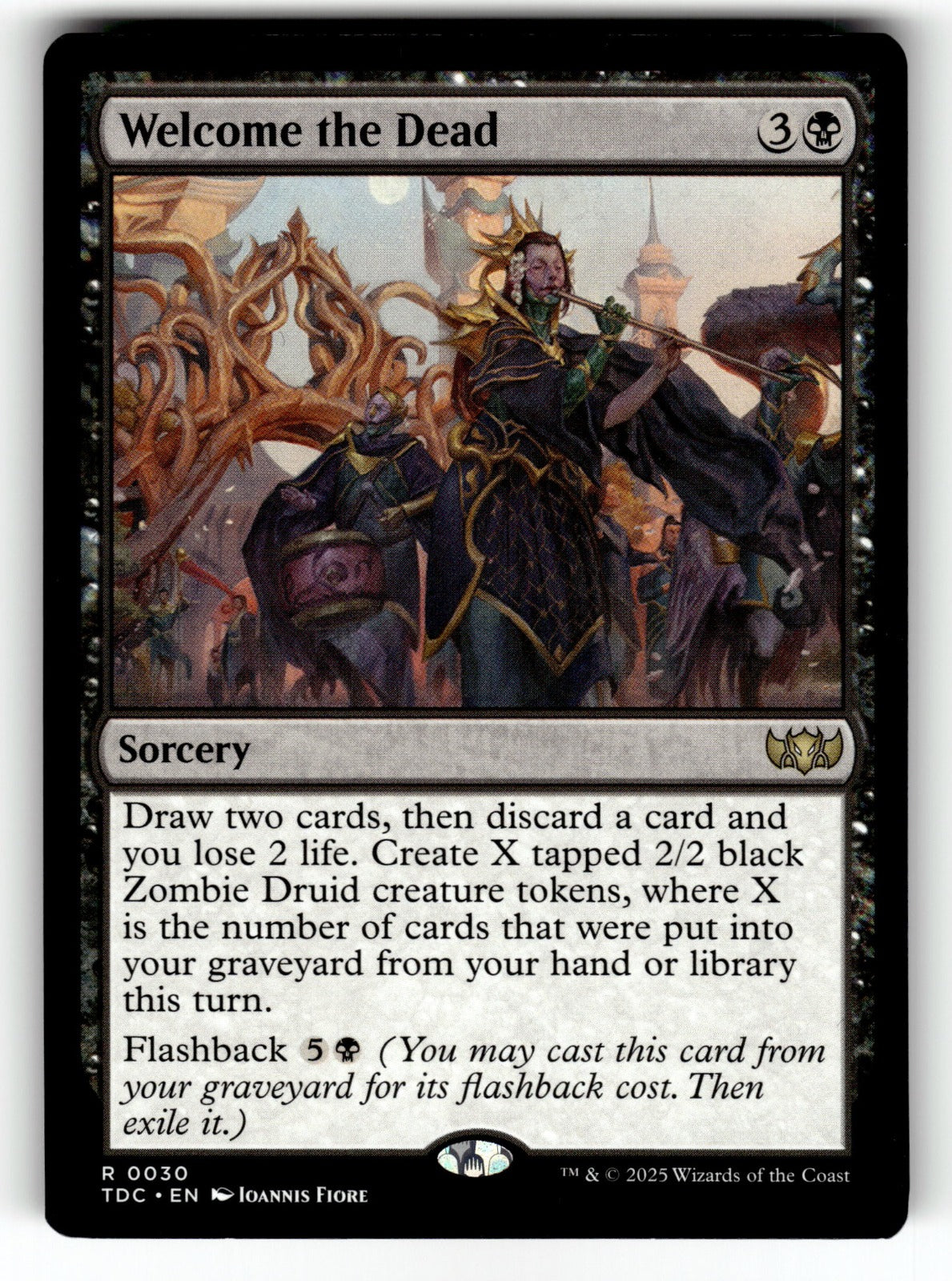 Welcome the Dead – 30 TDC: Commander: Tarkir: Dragonstorm R NM