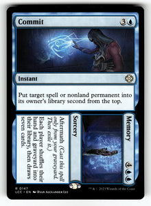 Commit // Memory – 147 LCC: Commander: The Lost Caverns of Ixalan R NM