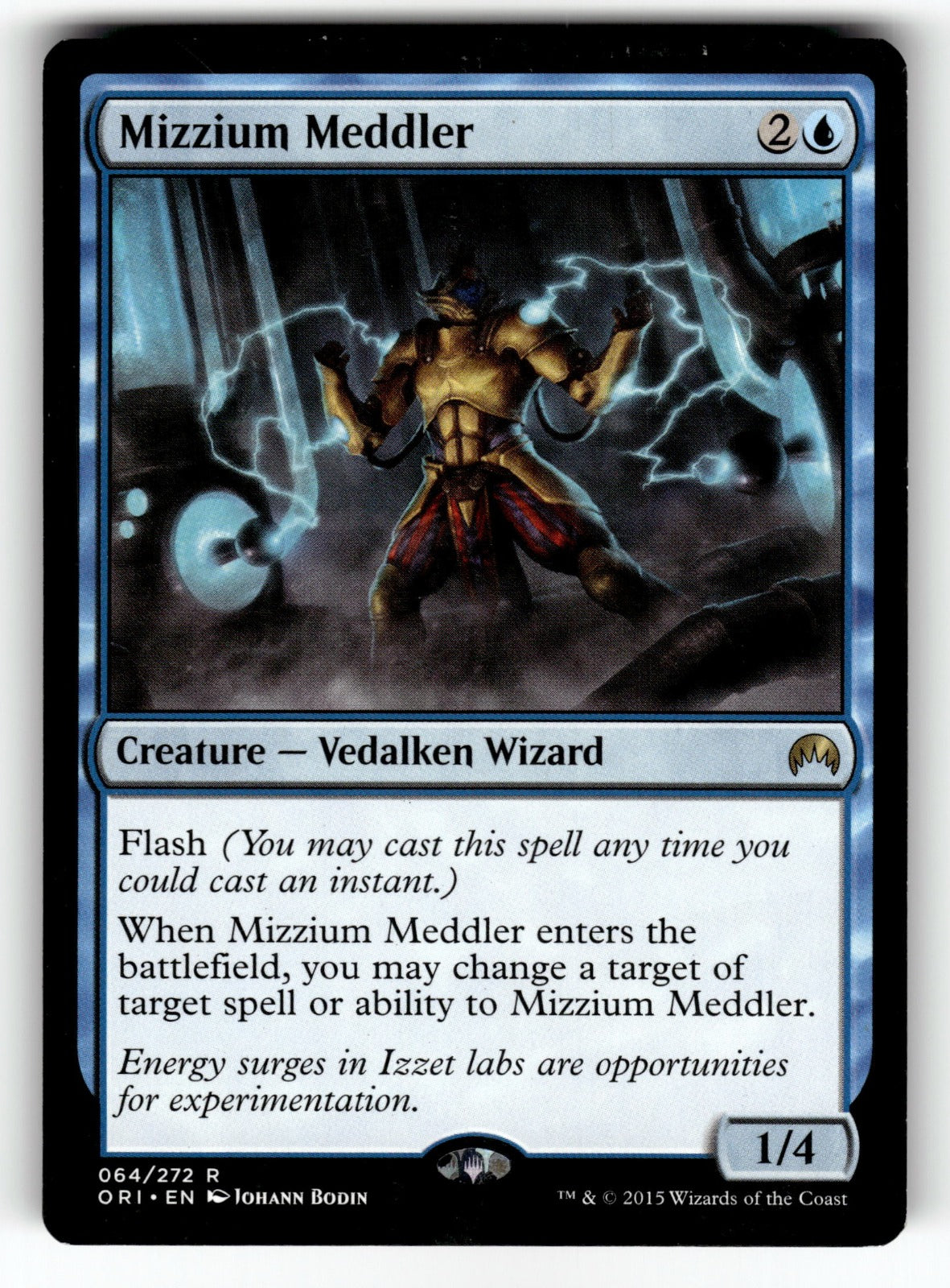 Mizzium Meddler – 64 ORI: Magic Origins R LP
