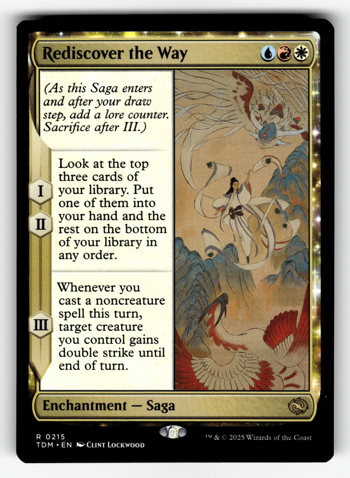 Rediscover the Way – 215 TDM: Tarkir: Dragonstorm R NM