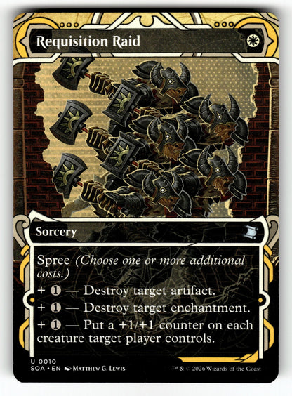 Requisition Raid – 10 SOA: Secrets of Strixhaven: Mystical Archive U NM