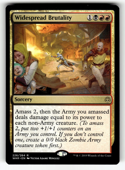Widespread Brutality – 226 WAR: War of the Spark R NM