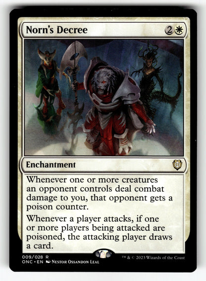 Norn's Decree – 9 ONC: Commander: Phyrexia: All Will Be One R NM