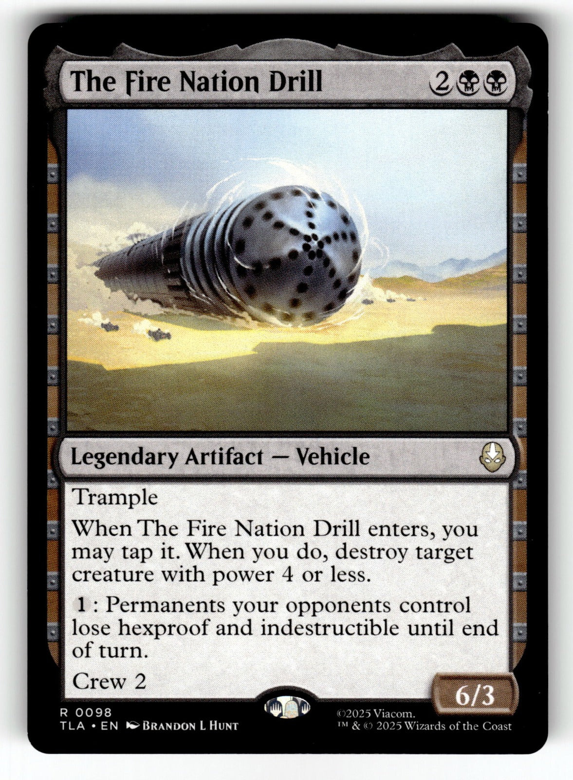 The Fire Nation Drill – 98 TLA: Avatar: The Last Airbender R NM