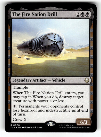 The Fire Nation Drill – 98 TLA: Avatar: The Last Airbender R NM