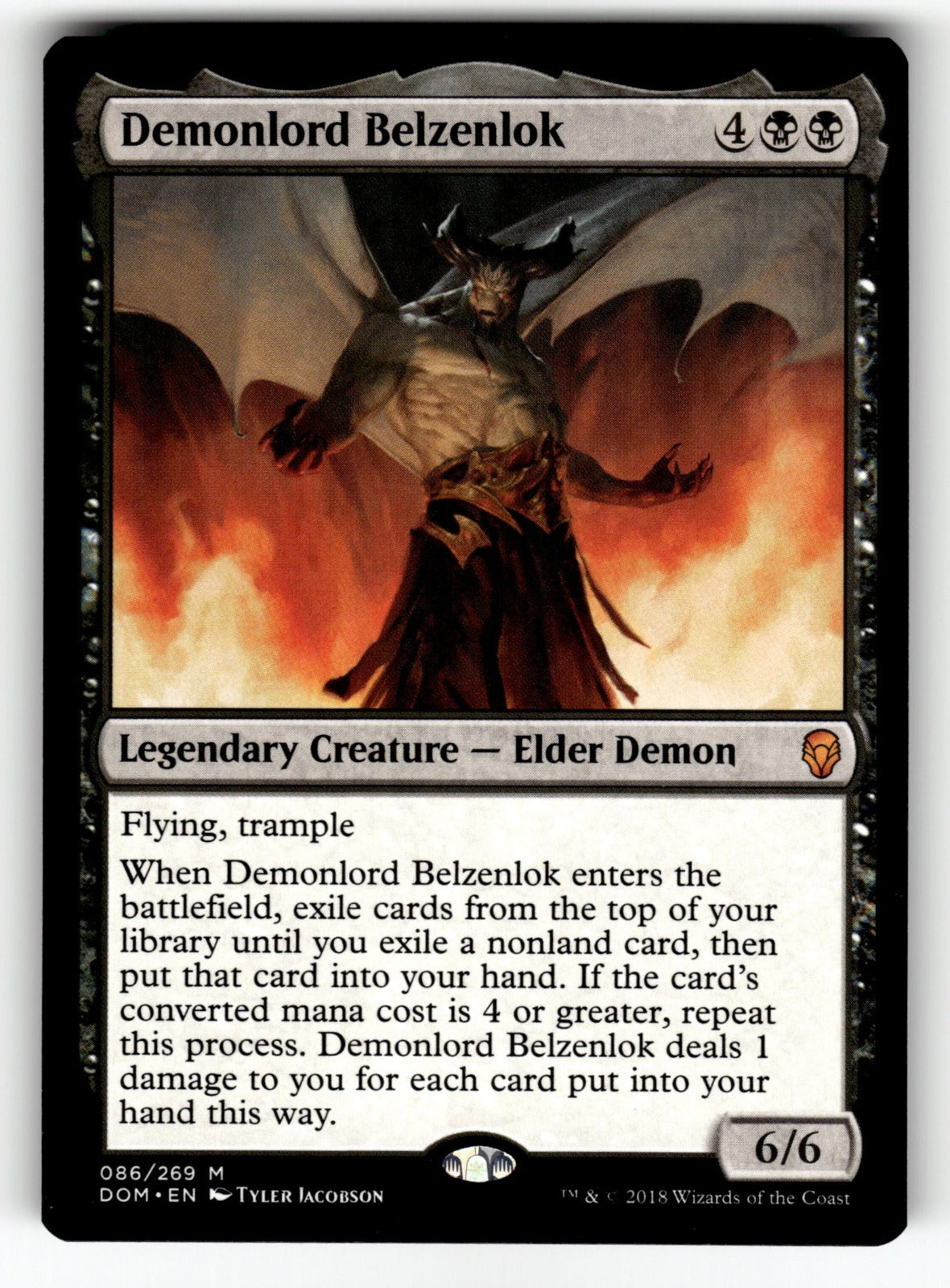Demonlord Belzenlok – 86 DOM: Dominaria M NM