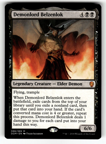 Demonlord Belzenlok – 86 DOM: Dominaria M NM