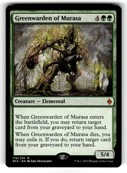 Greenwarden of Murasa – 174 BFZ: Battle for Zendikar M NM