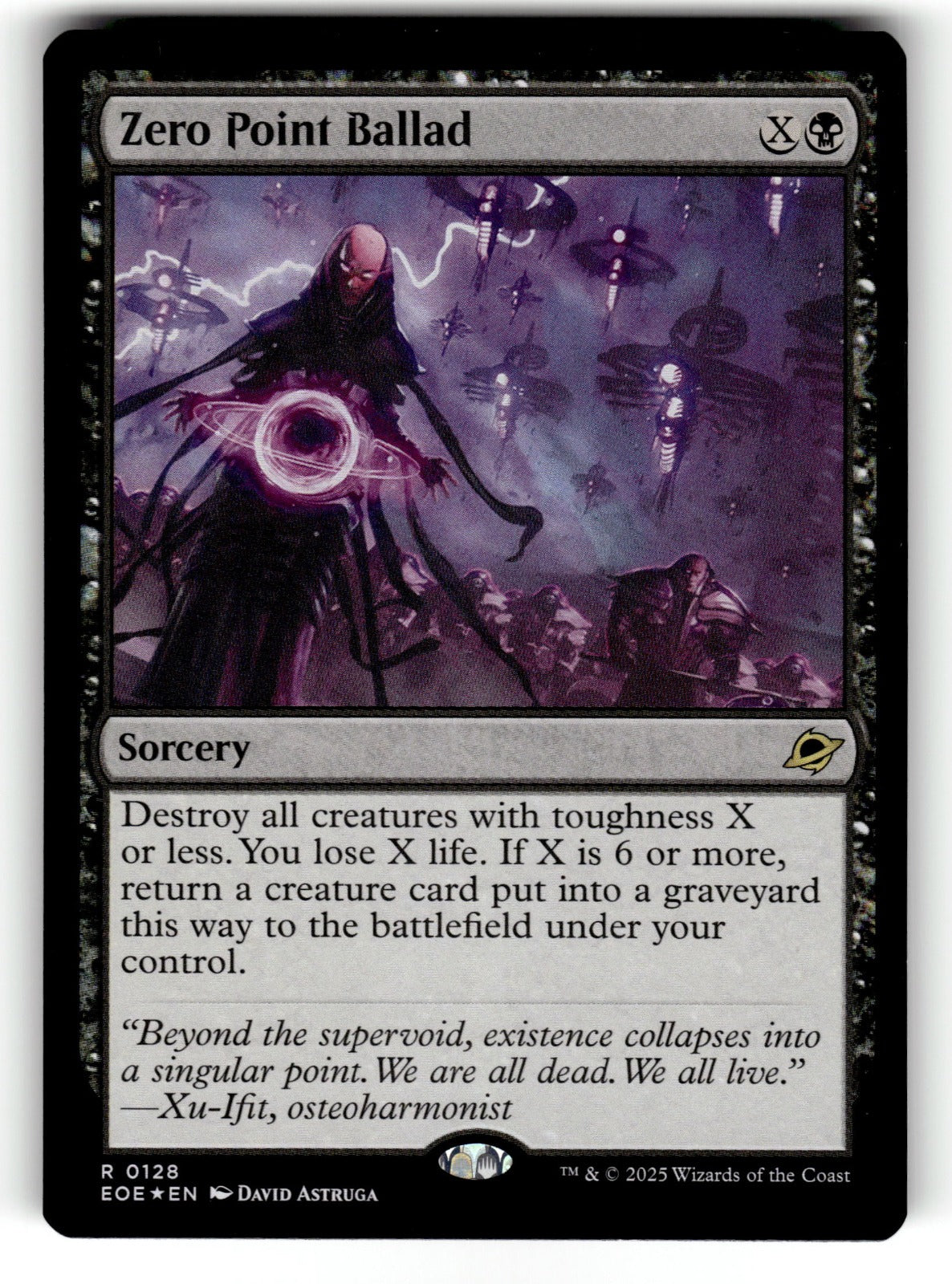 Zero Point Ballad – 128 EOE: Edge of Eternities R Foil NM
