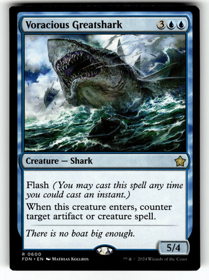 Voracious Greatshark – 600 FDN: Foundations R NM