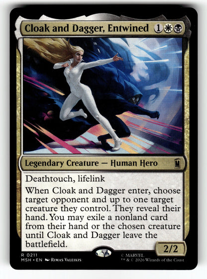Cloak and Dagger, Entwined – 211 MSH: Marvel Super Heroes R NM