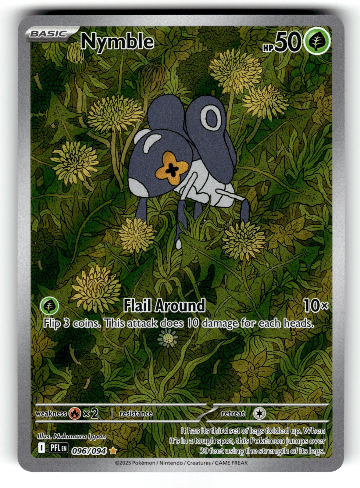 Nymble - 096/094 PFL: ME02: Phantasmal Flames Illustration Rare Holo NM