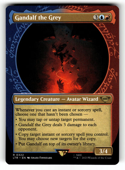 Gandalf the Grey (Showcase) – 322 LTR: Universes Beyond: The Lord of the Rings: Tales of Middle-earth R NM