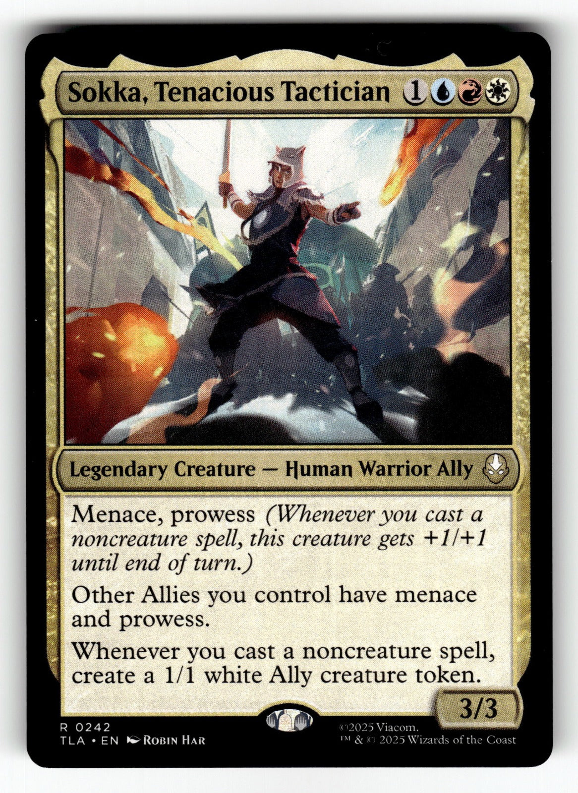 Sokka, Tenacious Tactician – 242 TLA: Avatar: The Last Airbender R NM