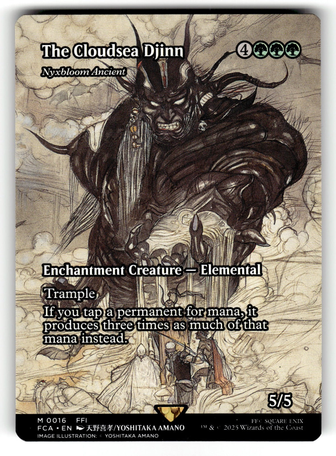 The Cloudsea Djinn - Nyxbloom Ancient (Showcase) – 16 FCA: FINAL FANTASY: Through the Ages M NM