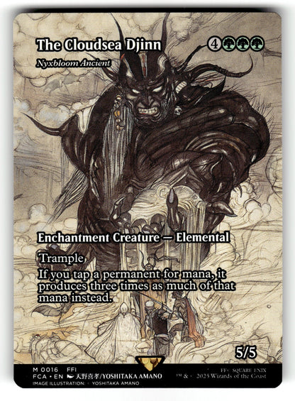 The Cloudsea Djinn - Nyxbloom Ancient (Showcase) – 16 FCA: FINAL FANTASY: Through the Ages M NM