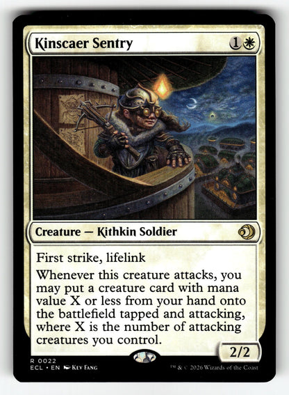 Kinscaer Sentry – 22 ECL: Lorwyn Eclipsed R NM