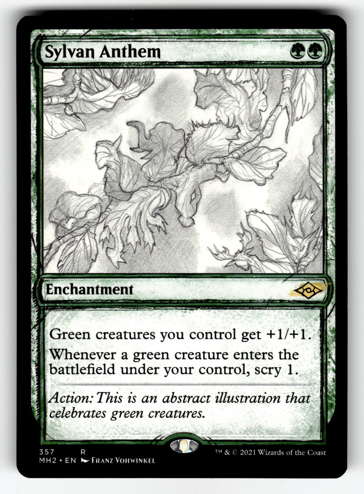 Sylvan Anthem (Showcase) – 357 MH2: Modern Horizons 2 R LP