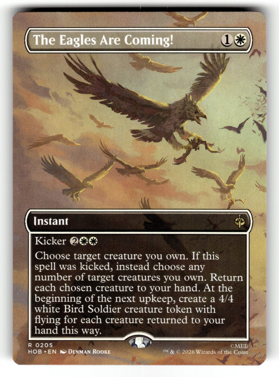 The Eagles Are Coming! (Borderless) – 205 HOB: The Hobbit R NM