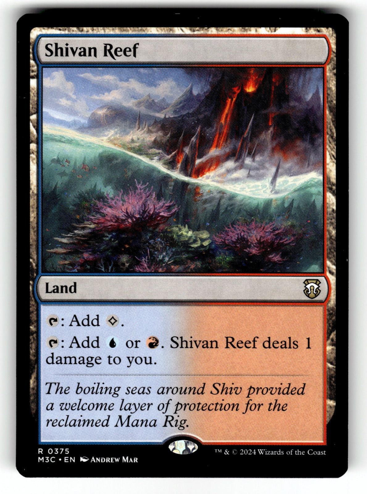 Shivan Reef – 375 M3C: Commander: Modern Horizons 3 R LP