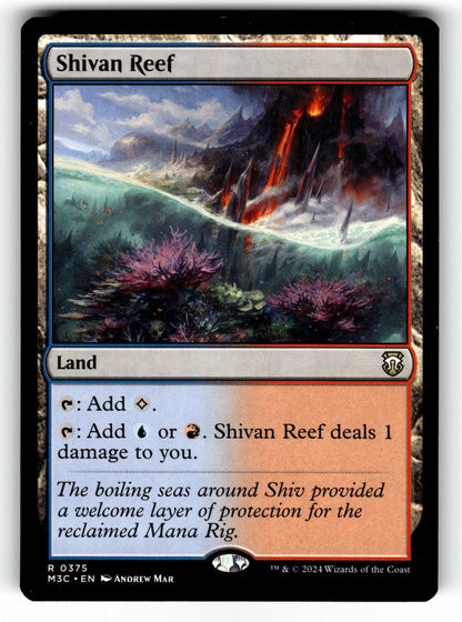 Shivan Reef – 375 M3C: Commander: Modern Horizons 3 R LP