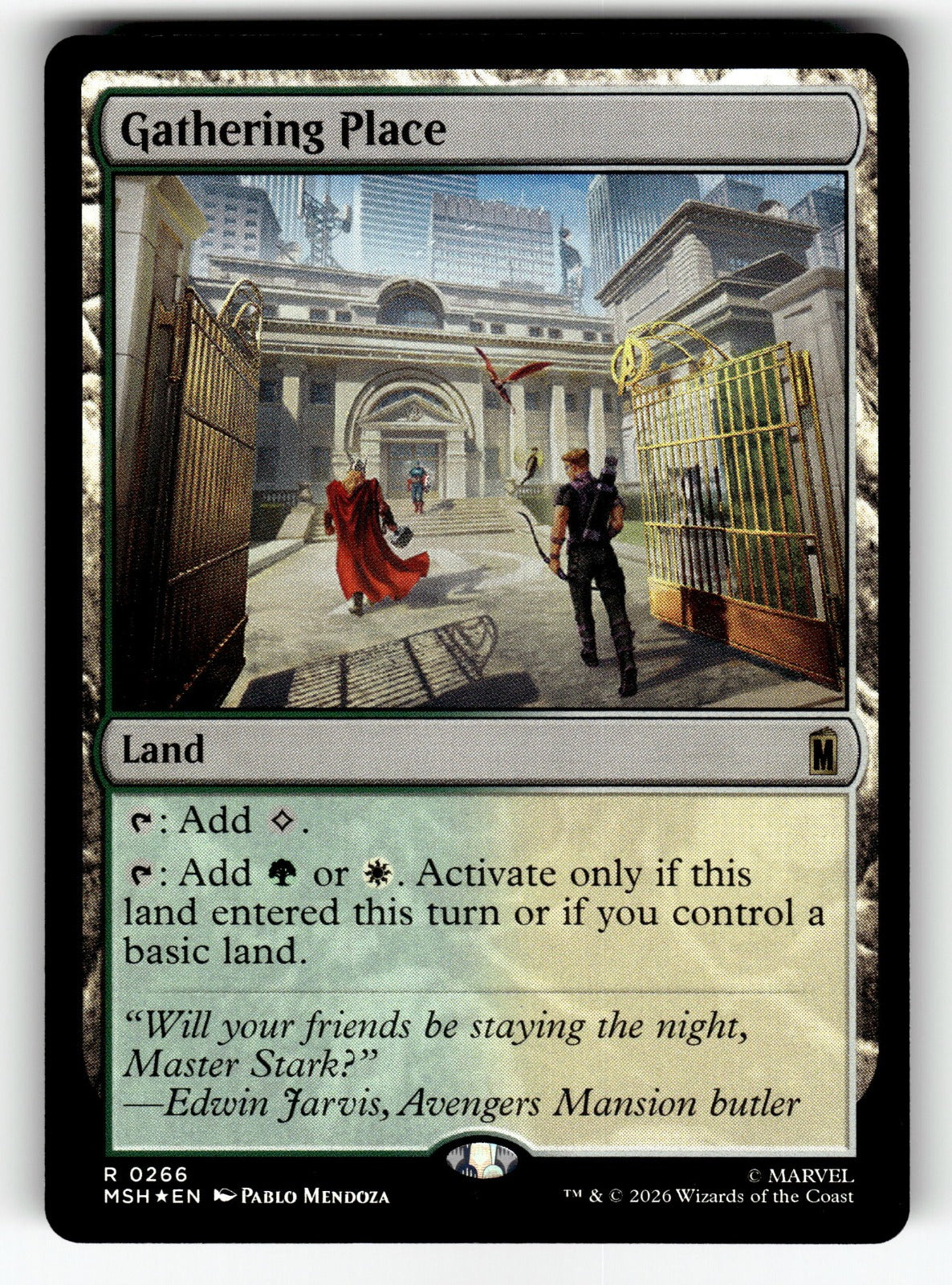 Gathering Place – 266 MSH: Marvel Super Heroes R Foil NM