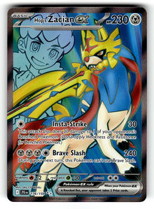 Hop's Zacian ex – 176/159 JTG: SV09: Journey Together Ultra Rare Holo NM