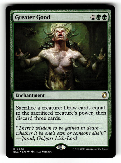 Greater Good – 223 BLC: Commander: Bloomburrow R NM