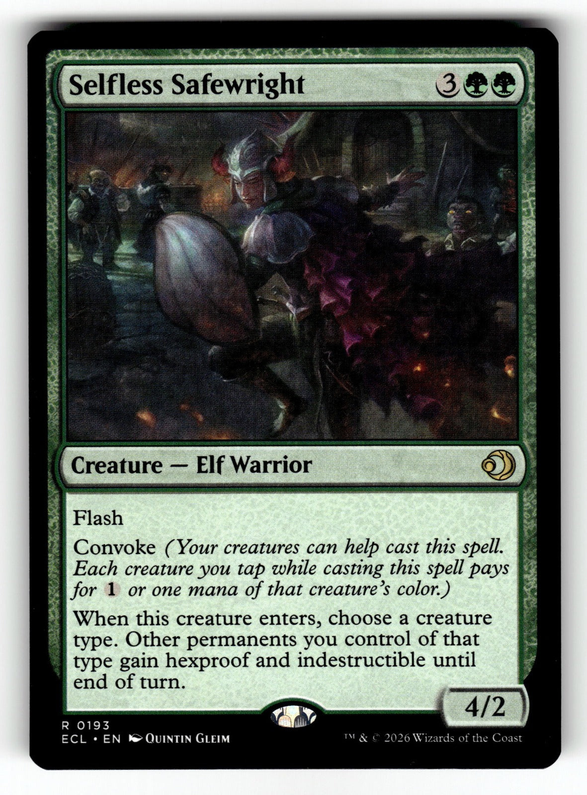 Selfless Safewright – 193 ECL: Lorwyn Eclipsed R NM