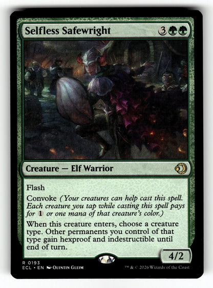 Selfless Safewright – 193 ECL: Lorwyn Eclipsed R NM