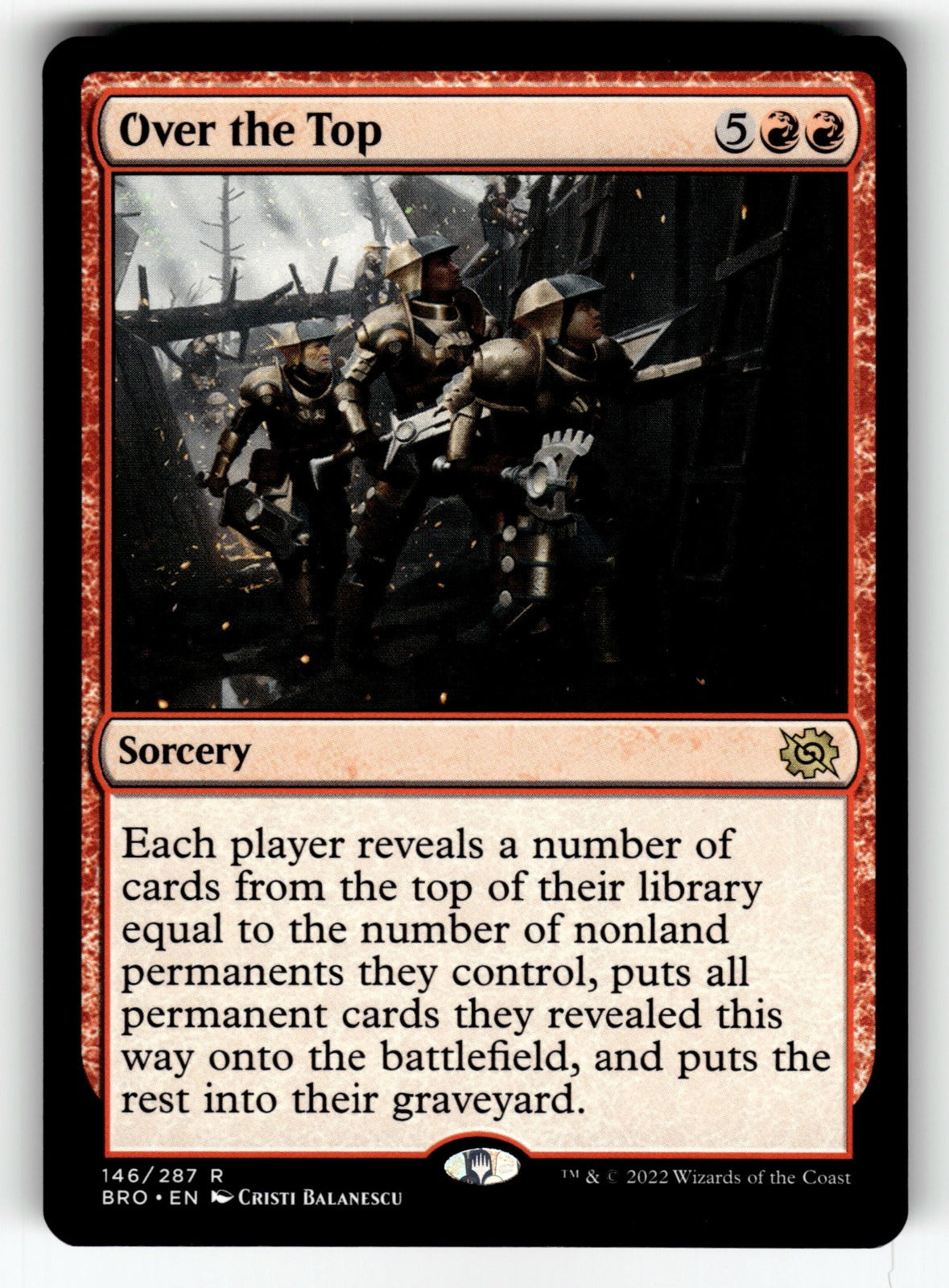 Over the Top – 146 BRO: The Brothers' War R NM