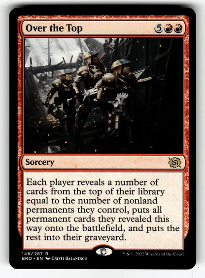 Over the Top – 146 BRO: The Brothers' War R NM