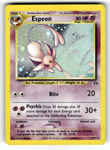 Espeon (1) – 01/75 N2: Neo Discovery Holo Rare Unlimited HoloMP