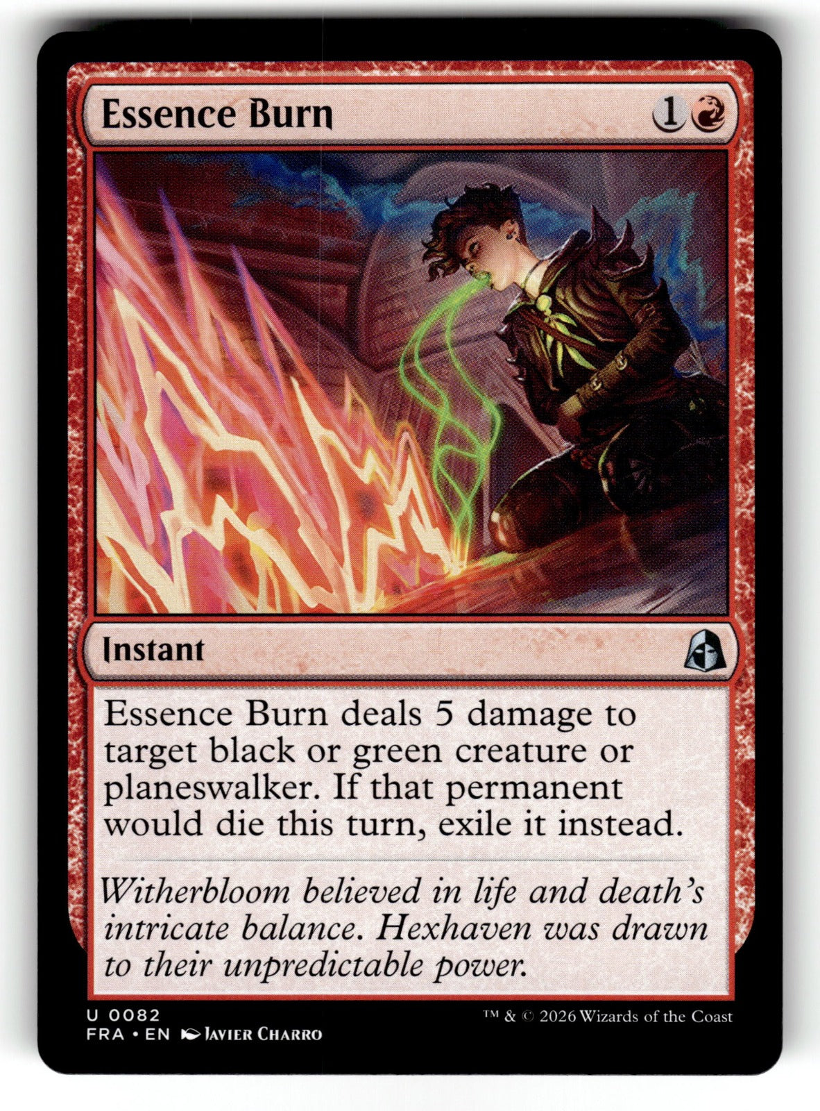 Essence Burn – 82 FRA: Reality Fracture U NM